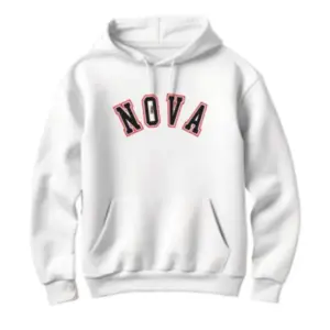 Nova Sport Hoodie White and Red
