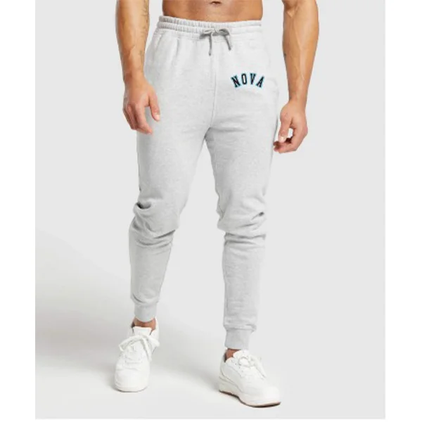 Nova Sport Joggers Light Grey and Blue